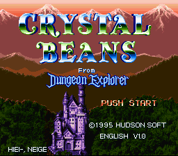 Crystal Beans - From Dungeon Explorer (english translation) Title Screen
